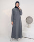Pebble Grey Smart Look Jilbab
